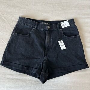 Express Mom Shorts New W/ Tags Shortie Super High Rise Size 12